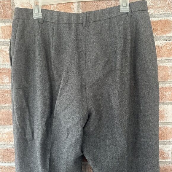 Pendleton 100% Wool Gray Trousers Pants Size 12 - Picture 5 of 6